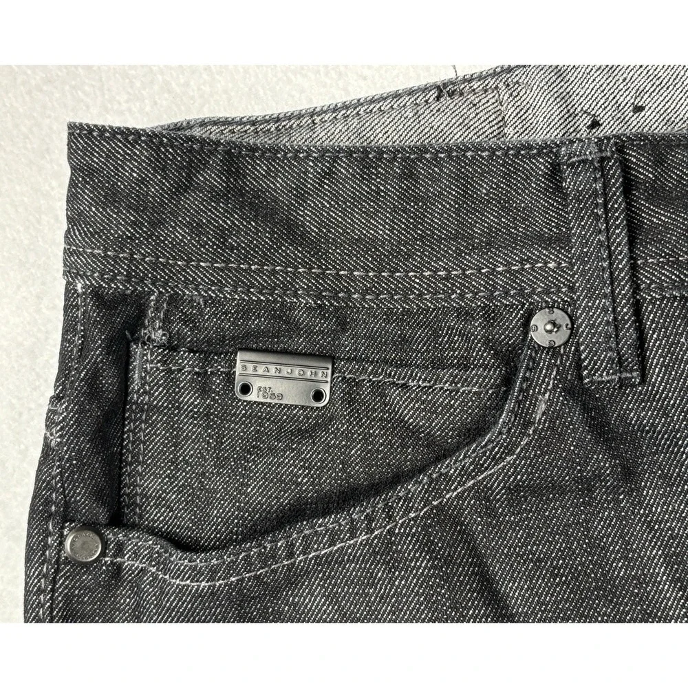 Sean John Hamilton Dark Wash Straight Leg Jeans Size 34 Men's Denim
